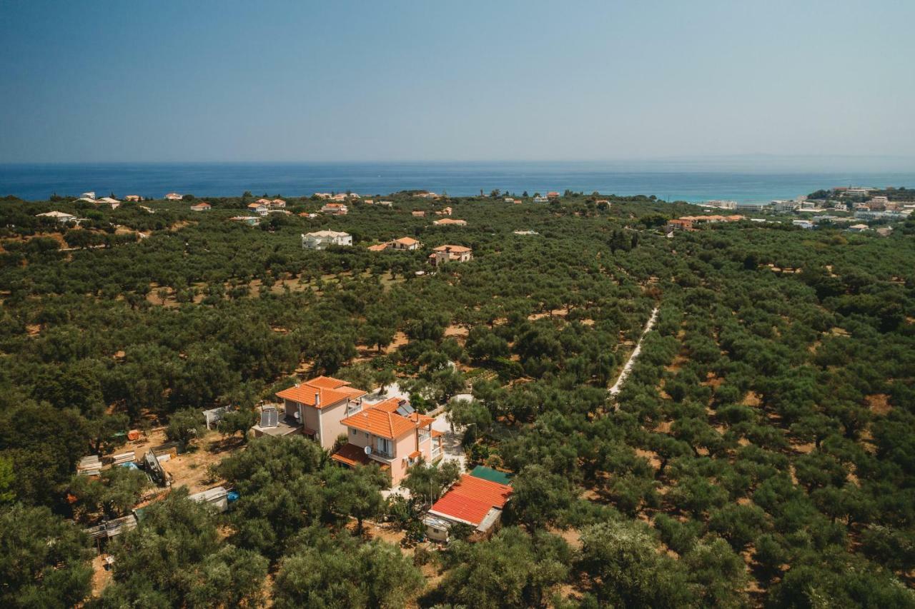 Villa Rosa 3 Bedroom With Sea View Трагаки Екстериор снимка